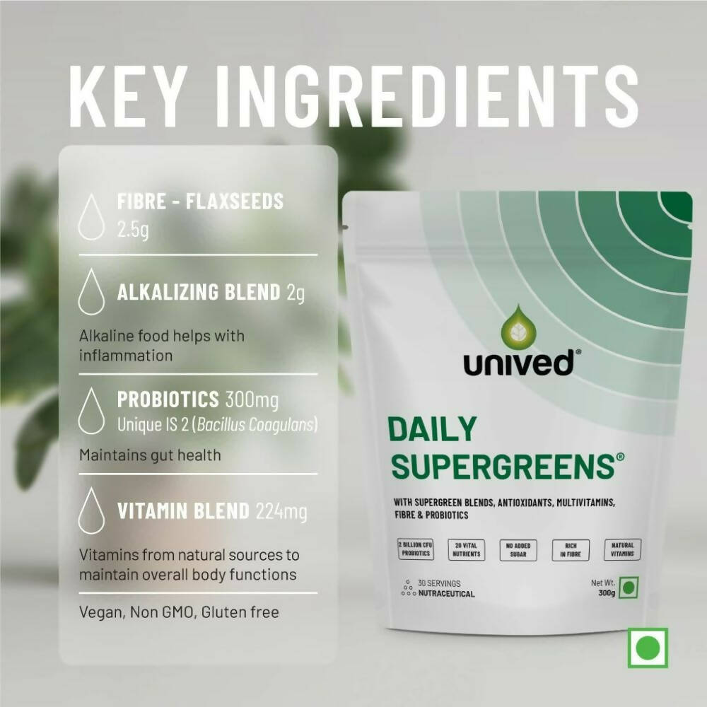 Unived Plant-Based Daily Supergreens | Grocsy