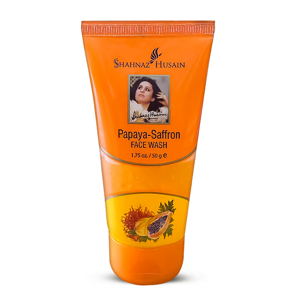 Shahnaz Husain Papaya-Saffron Face Wash | Grocsy