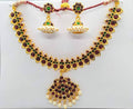 Multicolor Traditional Kemp Necklace Set | Grocsy
