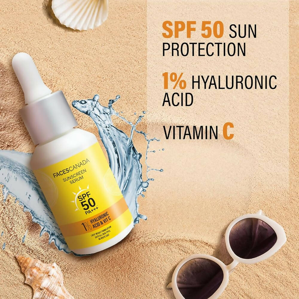 Faces Canada Sunscreen Serum SPF 50 PA+++ | Grocsy