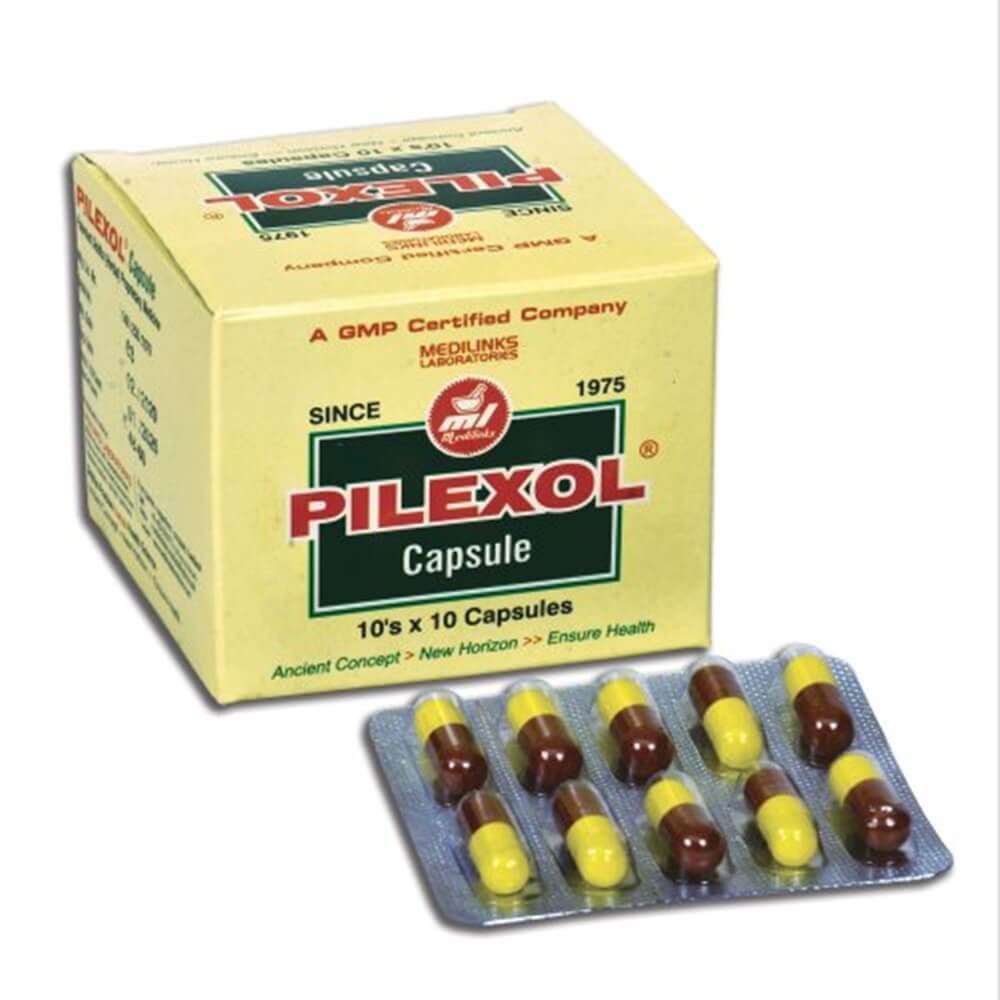 Medilinks Pilexol Capsules | Grocsy
