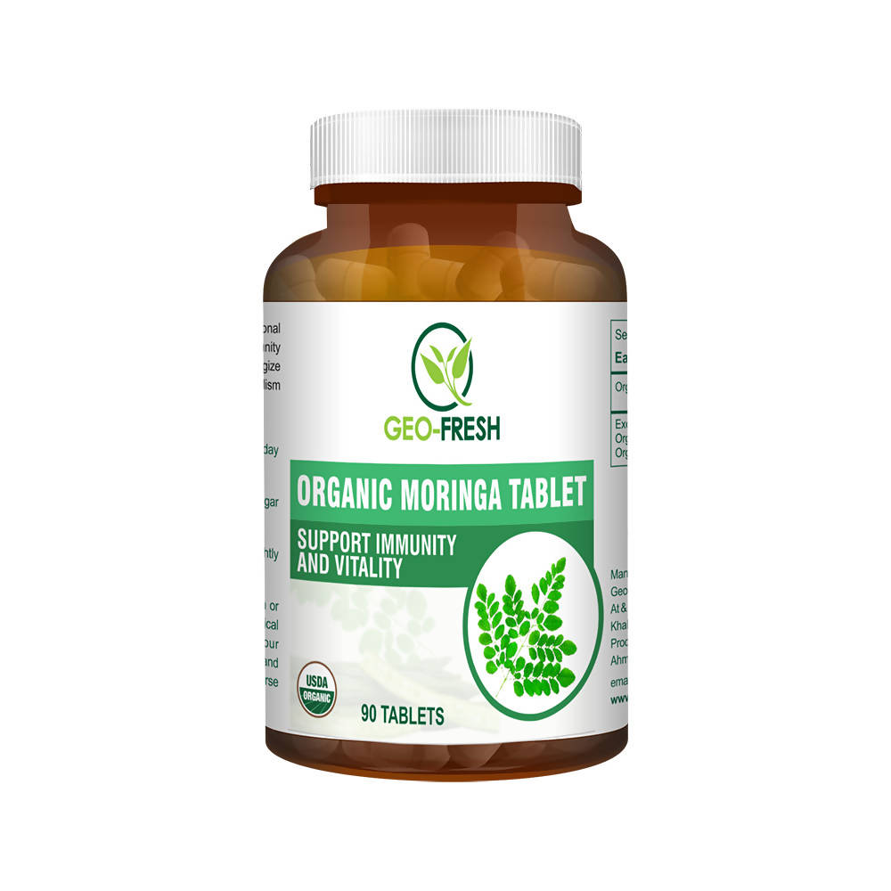 Geo-Fresh Organic Moringa Tablets | Grocsy