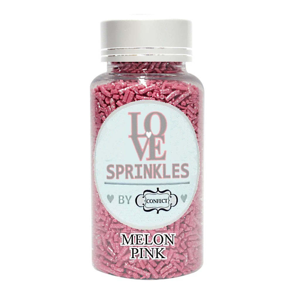 Confect Melon Pink Vermicelli Sprinkles | Grocsy
