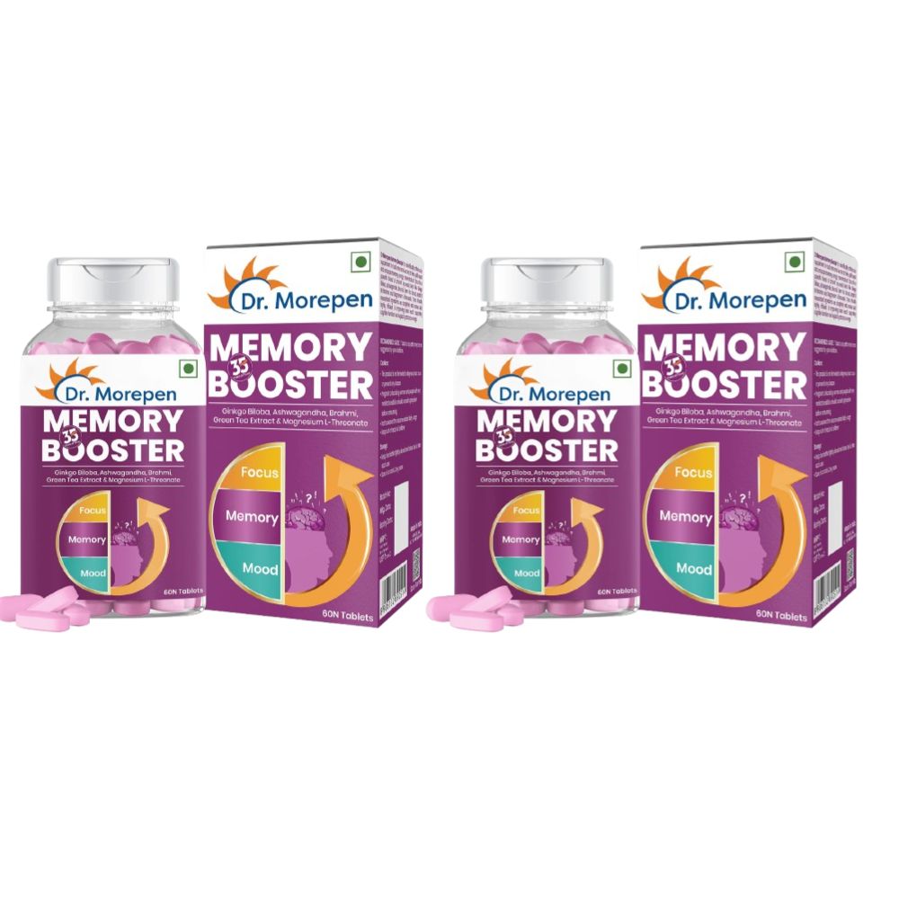Dr. Morepen Memory Focus & Mood Tablets | Grocsy