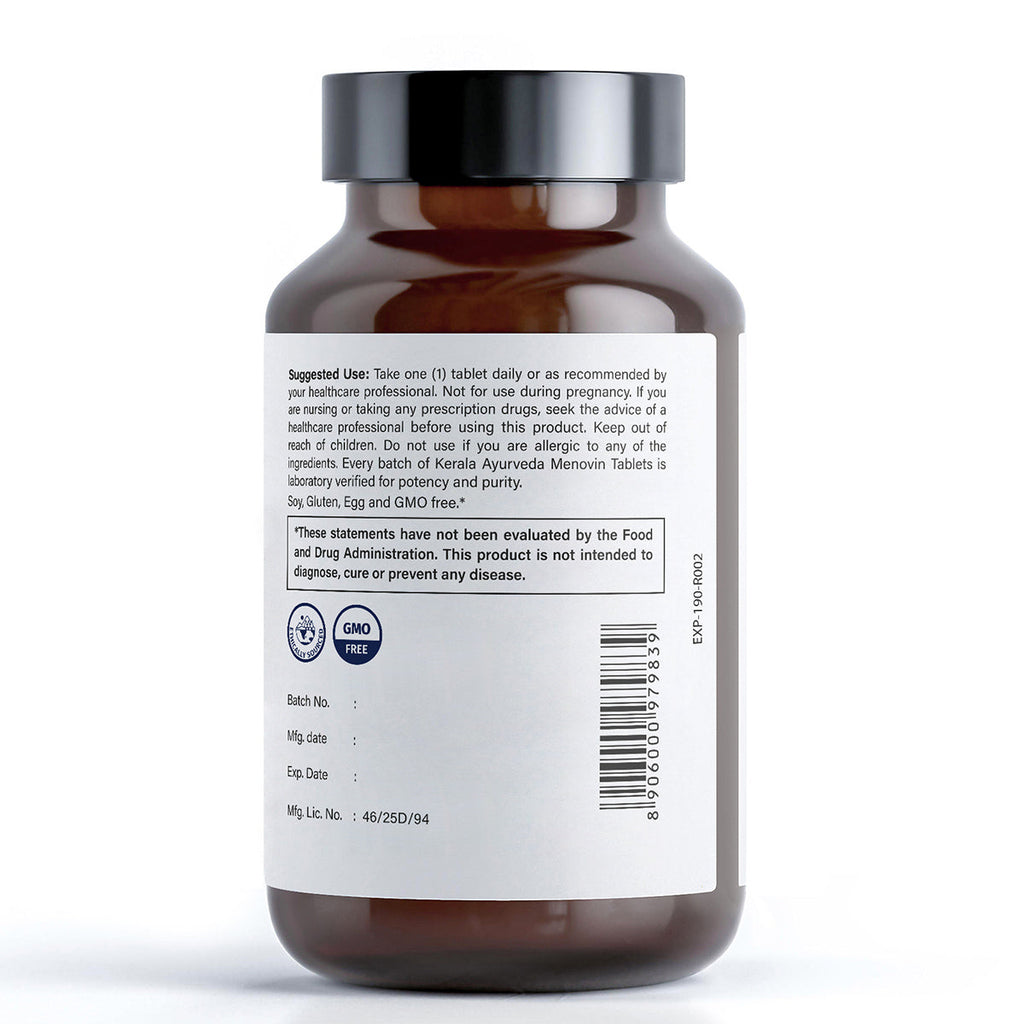 Kerala Ayurveda USA Menovin Tablets | Grocsy