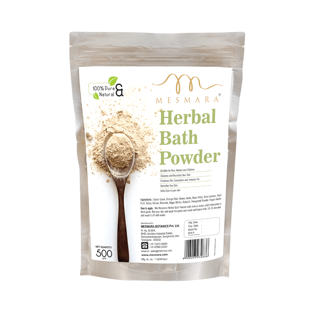 Mesmara Herbal Bath Powder (Sunnipindi/Nalangu Mavu/Ubtan Pack) | Grocsy