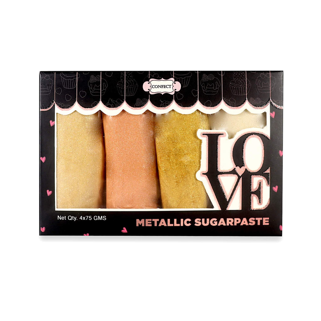 Confect Metallic Sugar Paste Multipack 2 | Grocsy