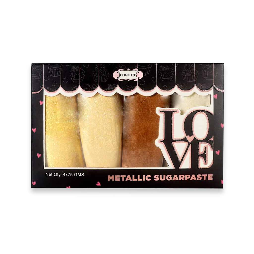 Confect Metallic Sugar Paste Multipack 5 | Grocsy