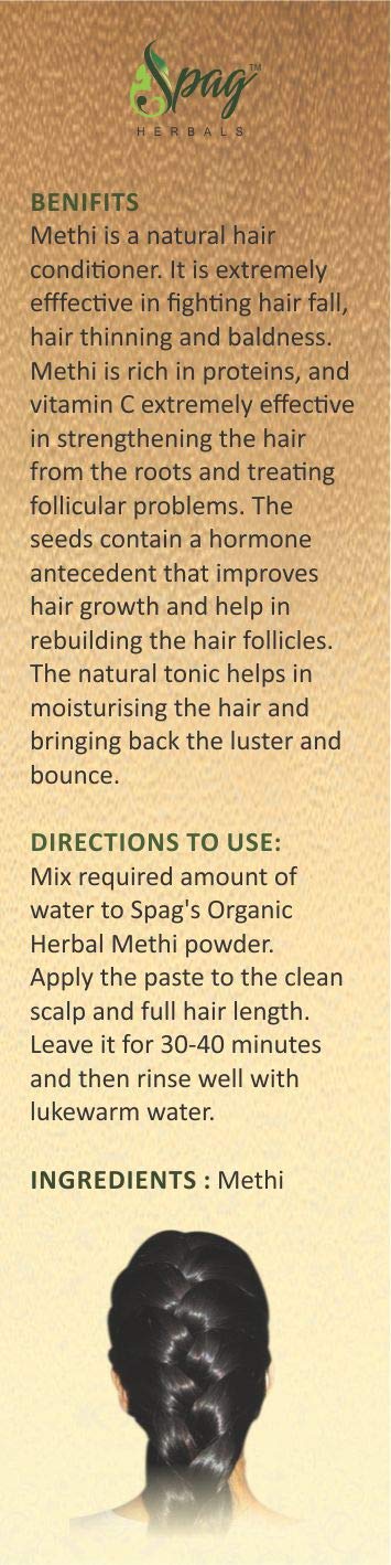 Spag Herbals Premium Methi Powder | Grocsy
