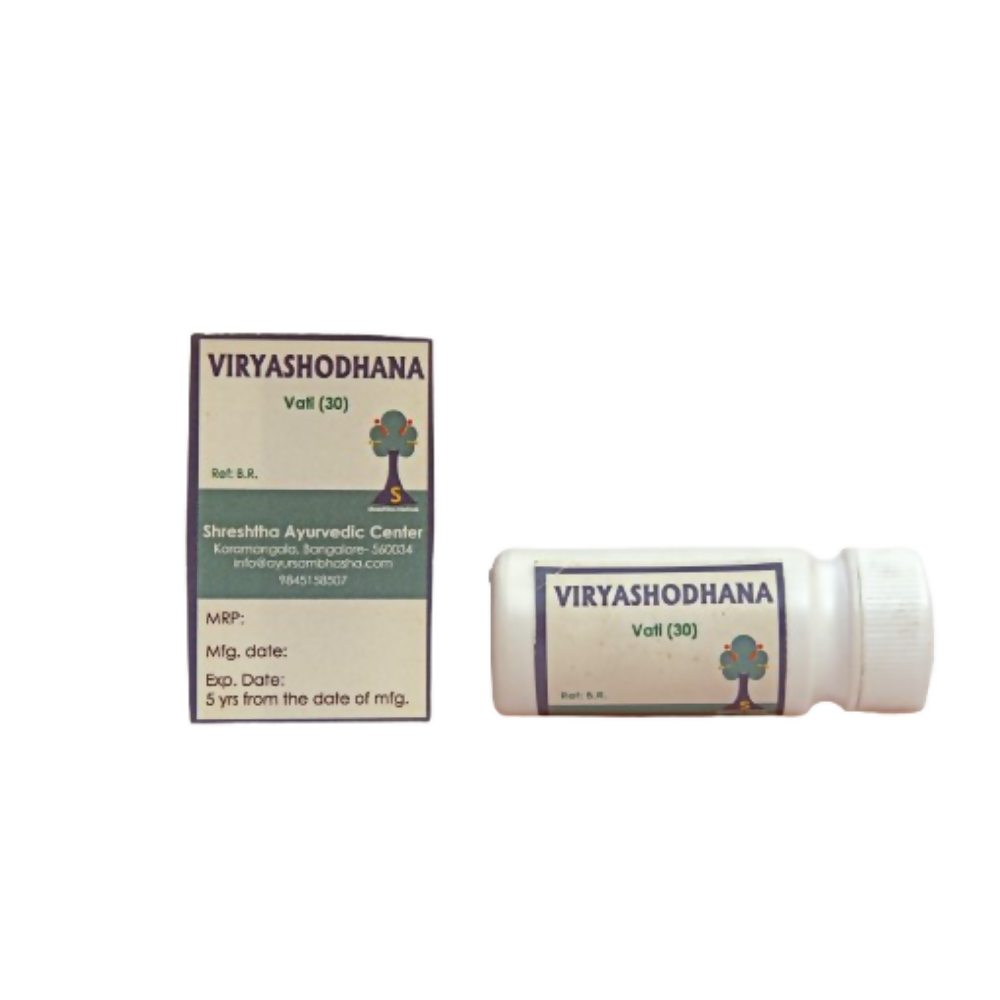 Shreshtha Herbals Viryashodhana Vati Tablets | Grocsy