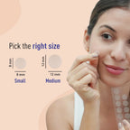 Sirona Anti Acne Pimple Patches For Face with 0.5% Salicylic Acid Invisible Facial Stickers Cover | Grocsy