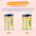 Gritzo SuperMilk Growth+ (Formerly Height+) Unsweetened Drink Mix (13+y Boys), 13g Protein Powder (Creamy Vanilla) | Grocsy