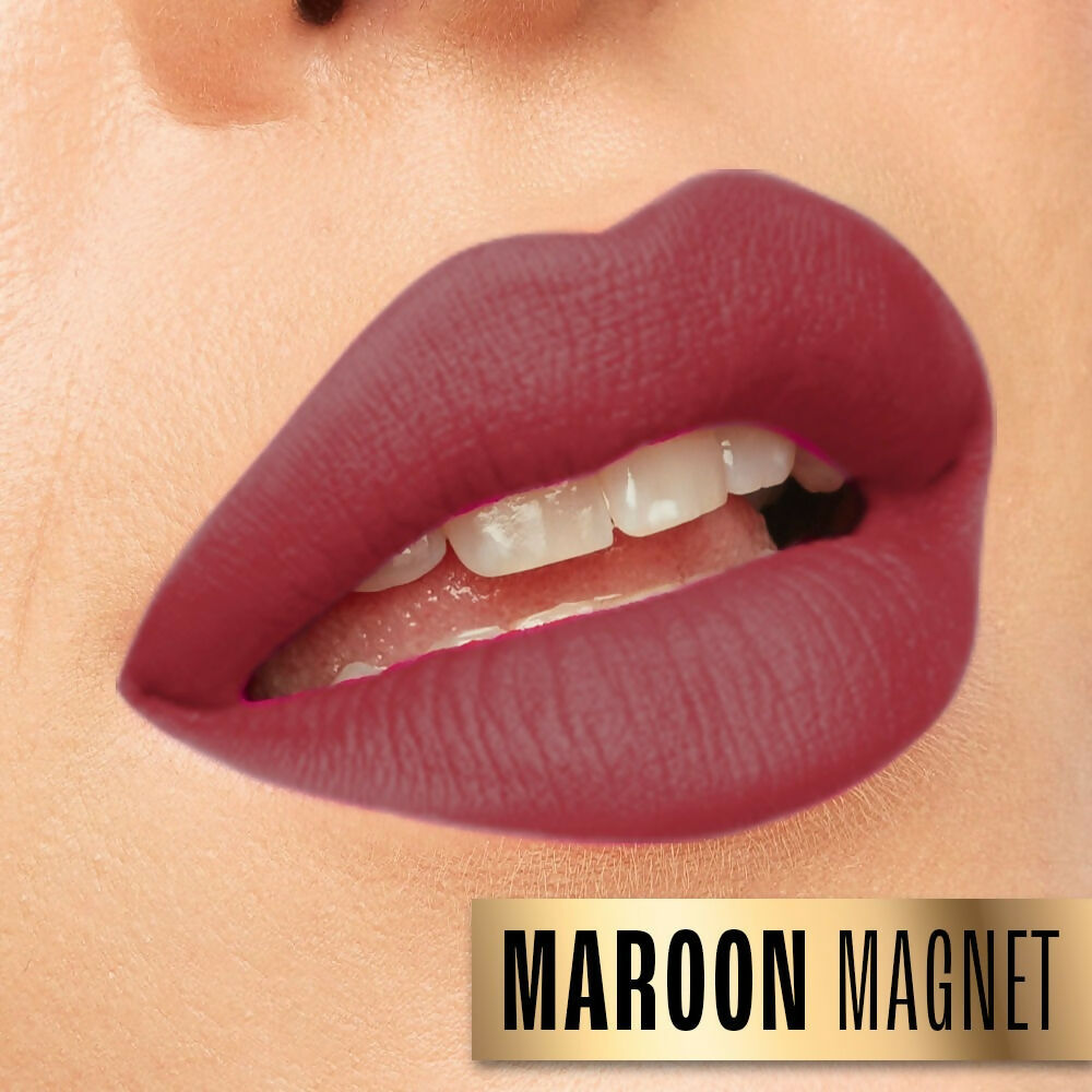 Lakme Absolute Beyond Matte Lipstick - 104 Maroon Magnet | Grocsy