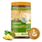Teacurry Pineapple Instant Coffee Powder - Arabica Freeze Dried Coffee for Instant Hot & Cold Coffee | Grocsy