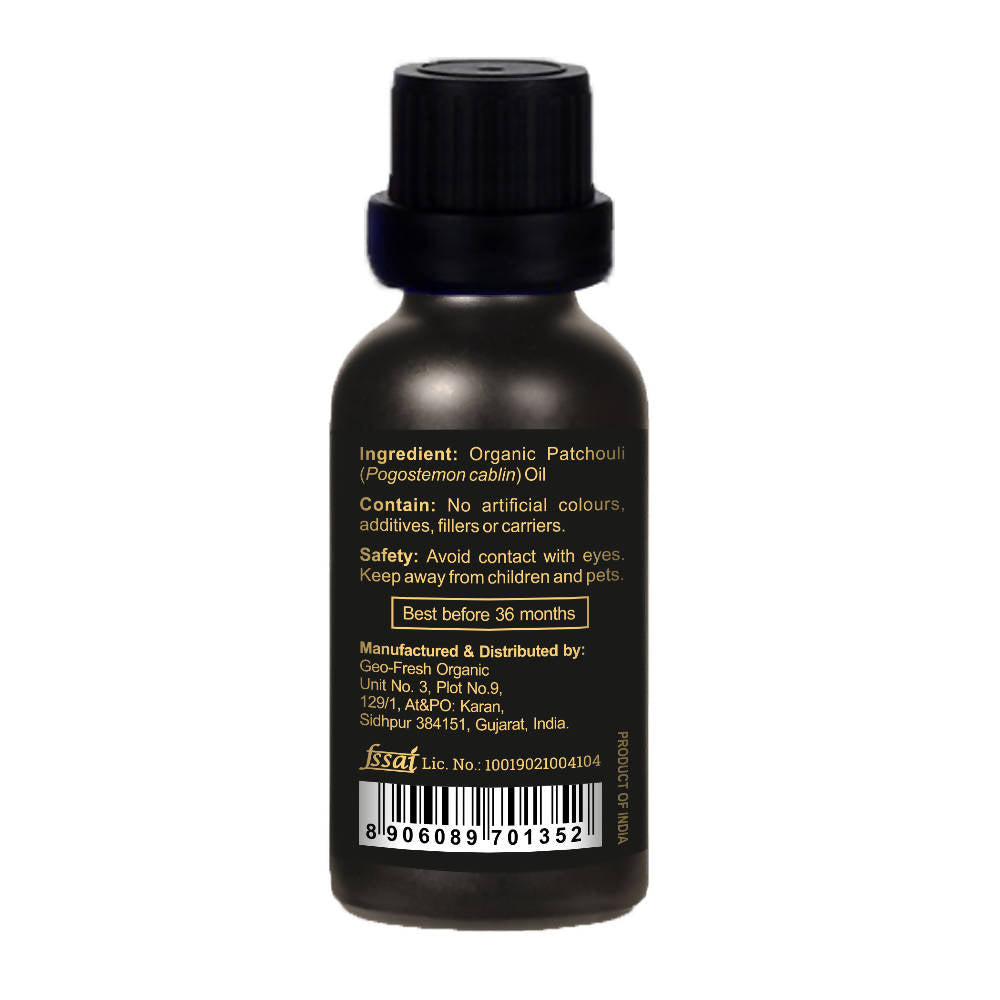 Geo-Fresh Organic Patchouli Essential Oil | Grocsy