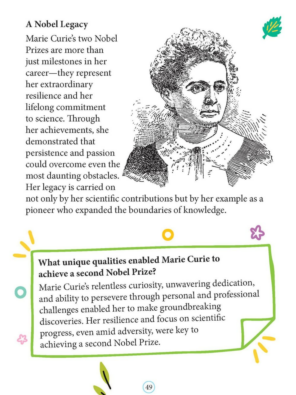 Dreamland Publications Marie Curie Icons of Inspiration Illustrated Biography For Kids | Grocsy
