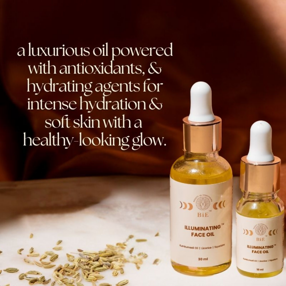 BiE Illuminating Face Oil With Squalane & Kumkumadi | Grocsy