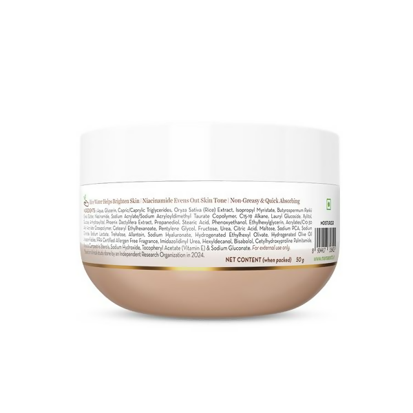 Mamaearth Rice Dewy Bright Light Moisturizing Cream with Rice Water & Niacinamide For Glass-Skin | Grocsy
