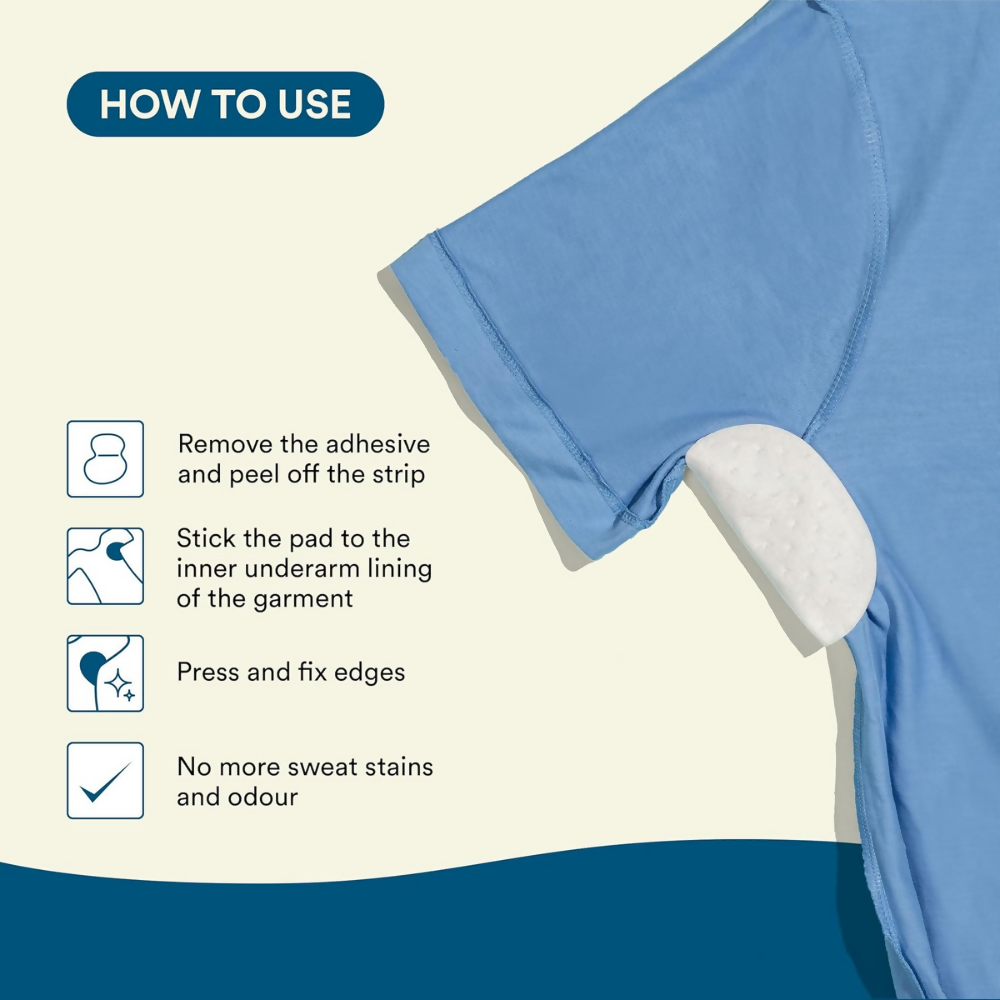 Bloom by Bold Care Sweat Pads for Underarms | Grocsy