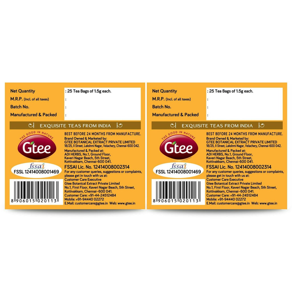 Gtee Chamomile Green Tea Bags for Stress Relief and Good Sleep | Grocsy