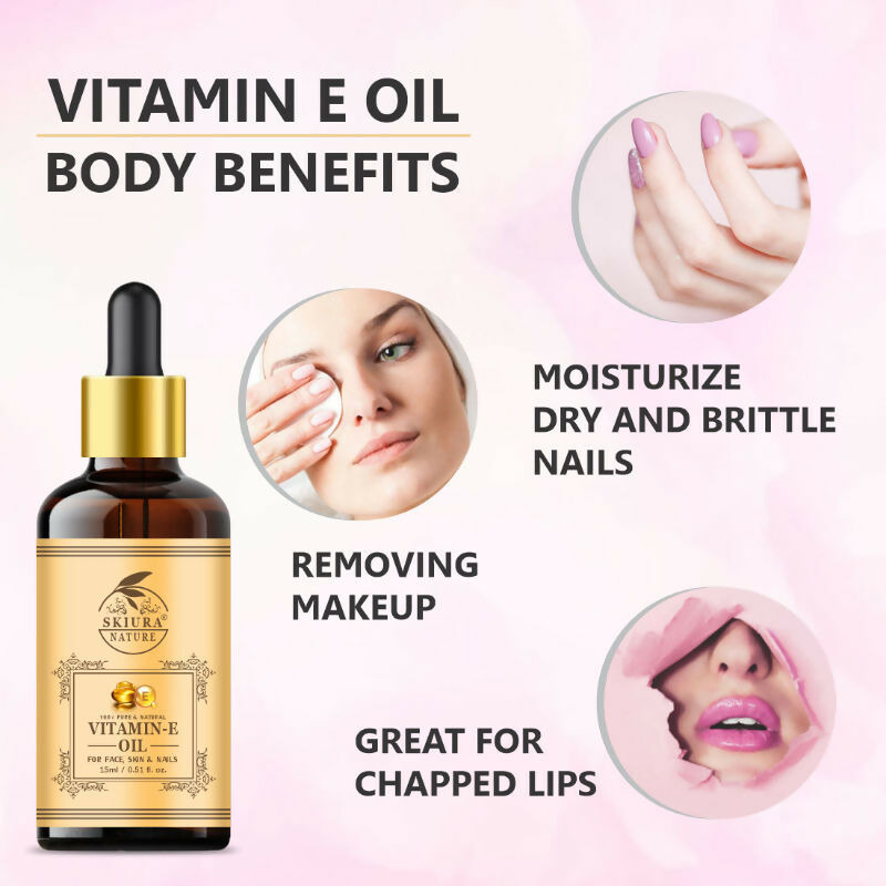 Skiura Nature Vitamin E Oil Pure & Natural | Grocsy