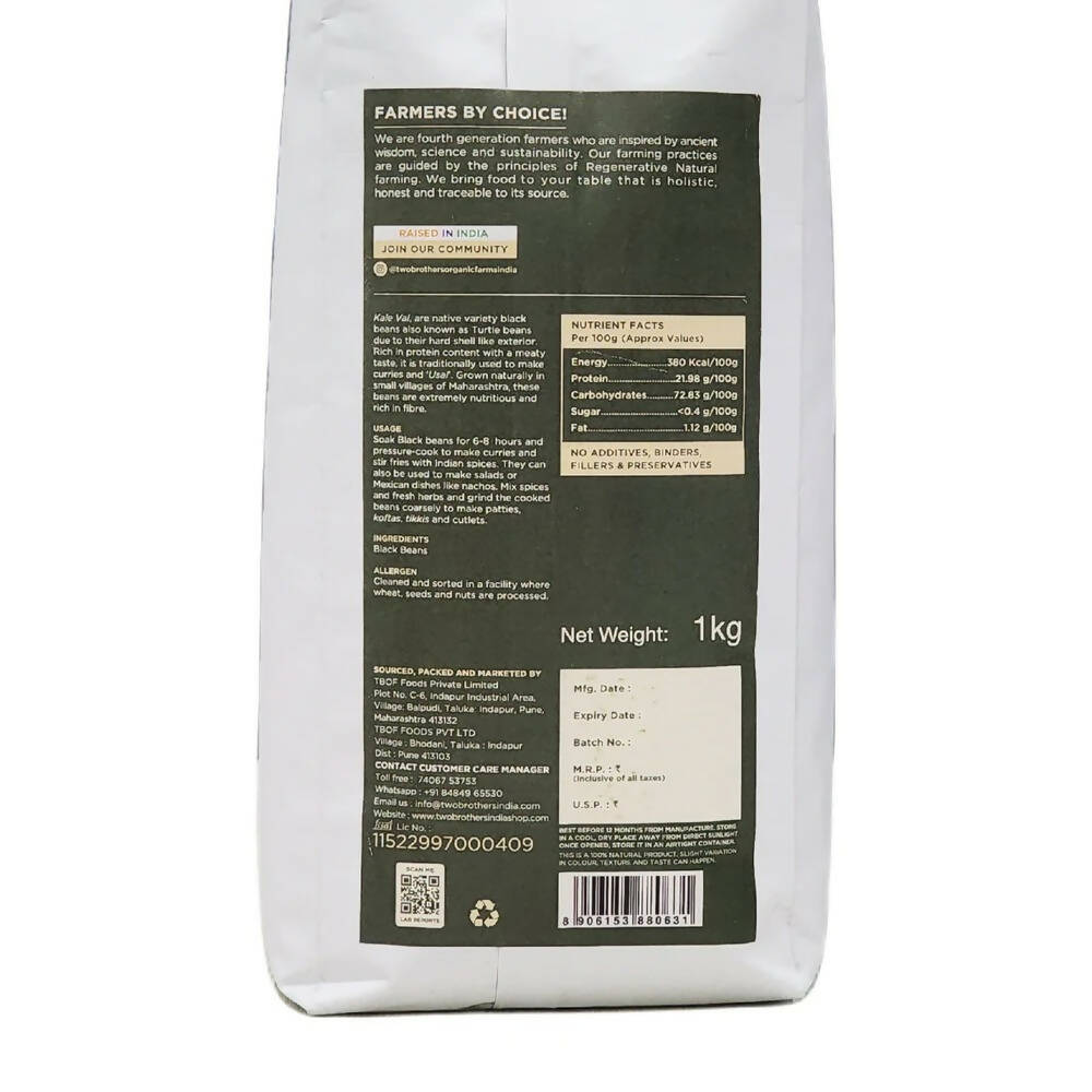 Two Brothers Organic Farms Black Beans | Grocsy