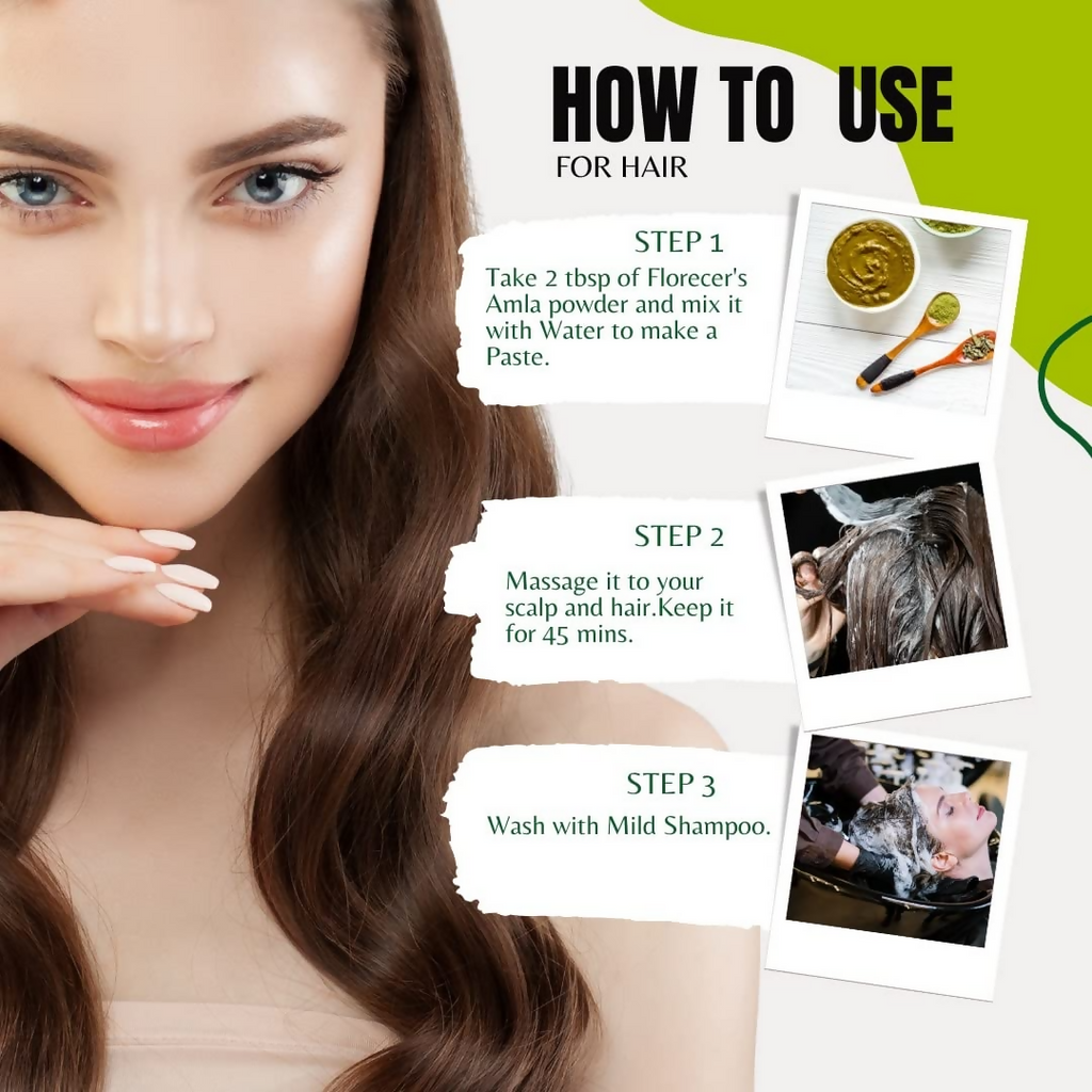 Florecer Amla Powder For Hair | Grocsy
