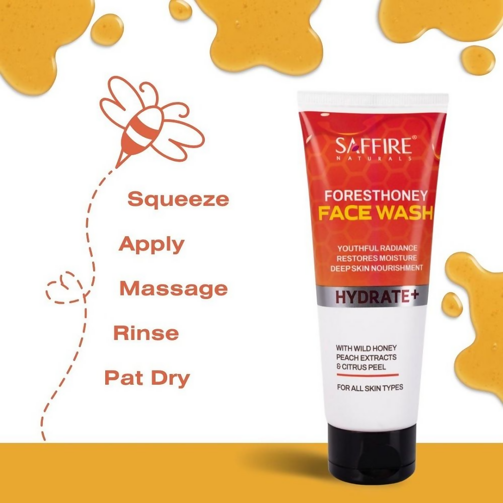 Saffire Naturals Forest Honey Face Wash | Grocsy