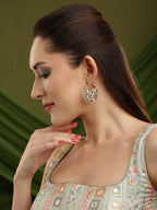 Moissanite Diamond Earrings - Ruby Raang | Grocsy