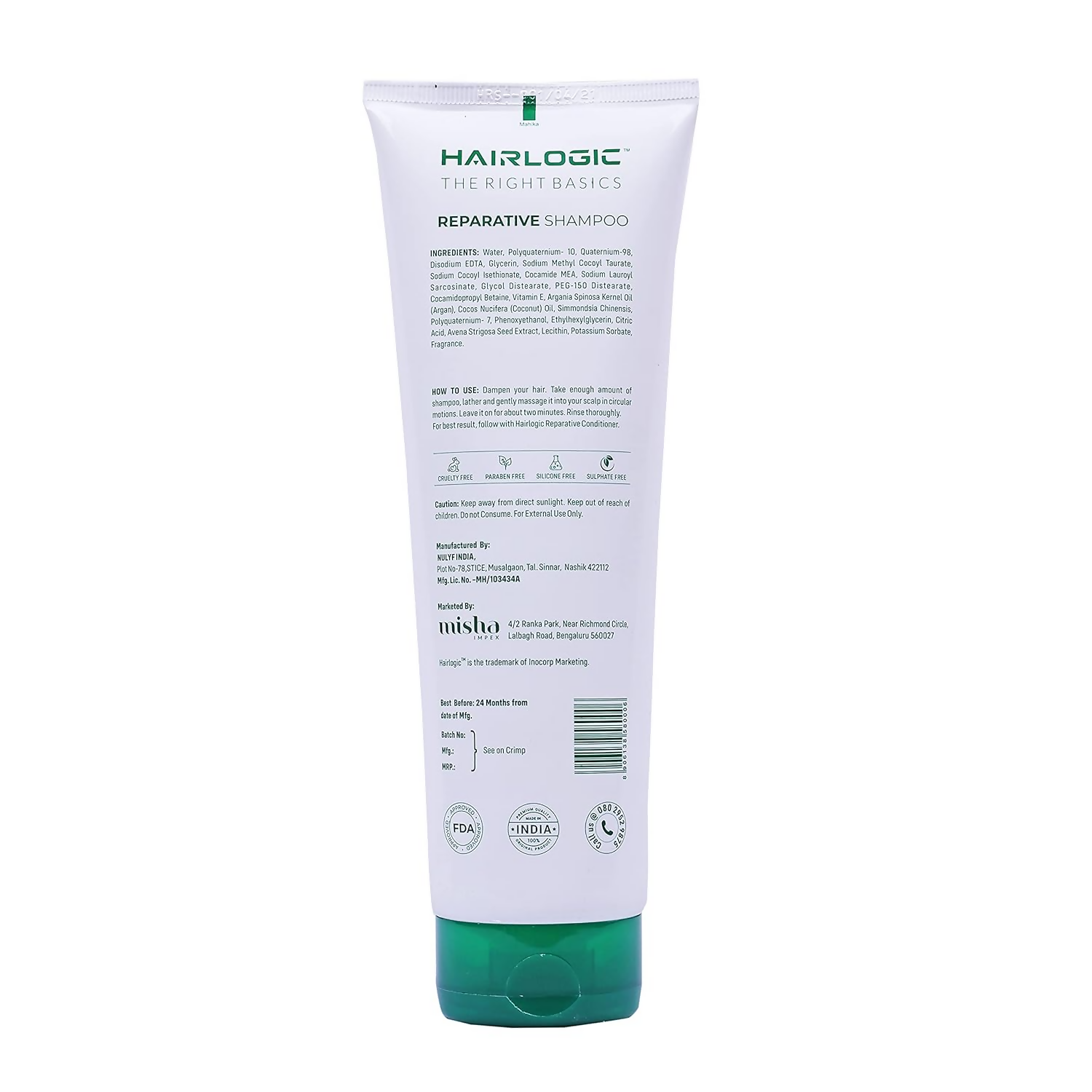 Hair Logic Reparative Shampoo | Grocsy