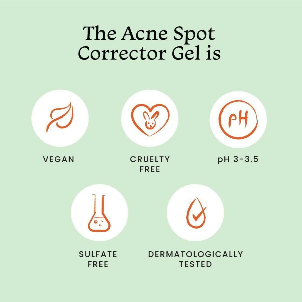 Foxtale Acne Spot Corrector Gel - Reduces Pimples Overnight and Prevents Acne Scars | Grocsy
