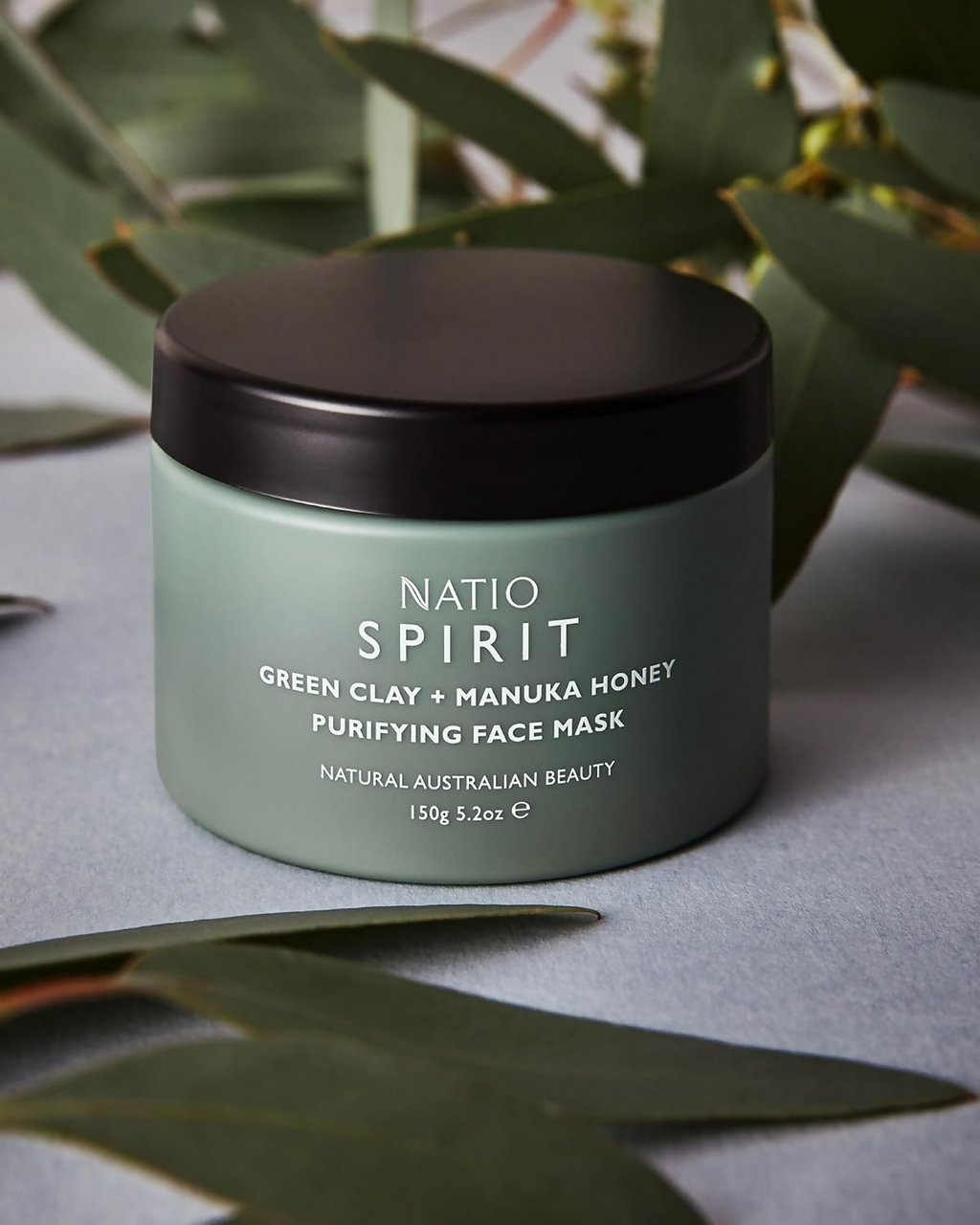 Natio Spirit Green Clay + Manuka Honey Purifying Face Mask | Grocsy
