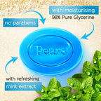 Pears Soft & Fresh Bathing Soap - Glycerin & Mint | Grocsy