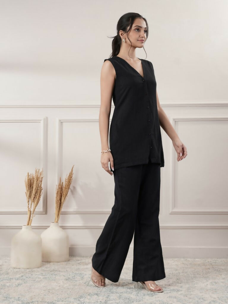 Joban Fashion Women's Black Co-Ord Set | Grocsy