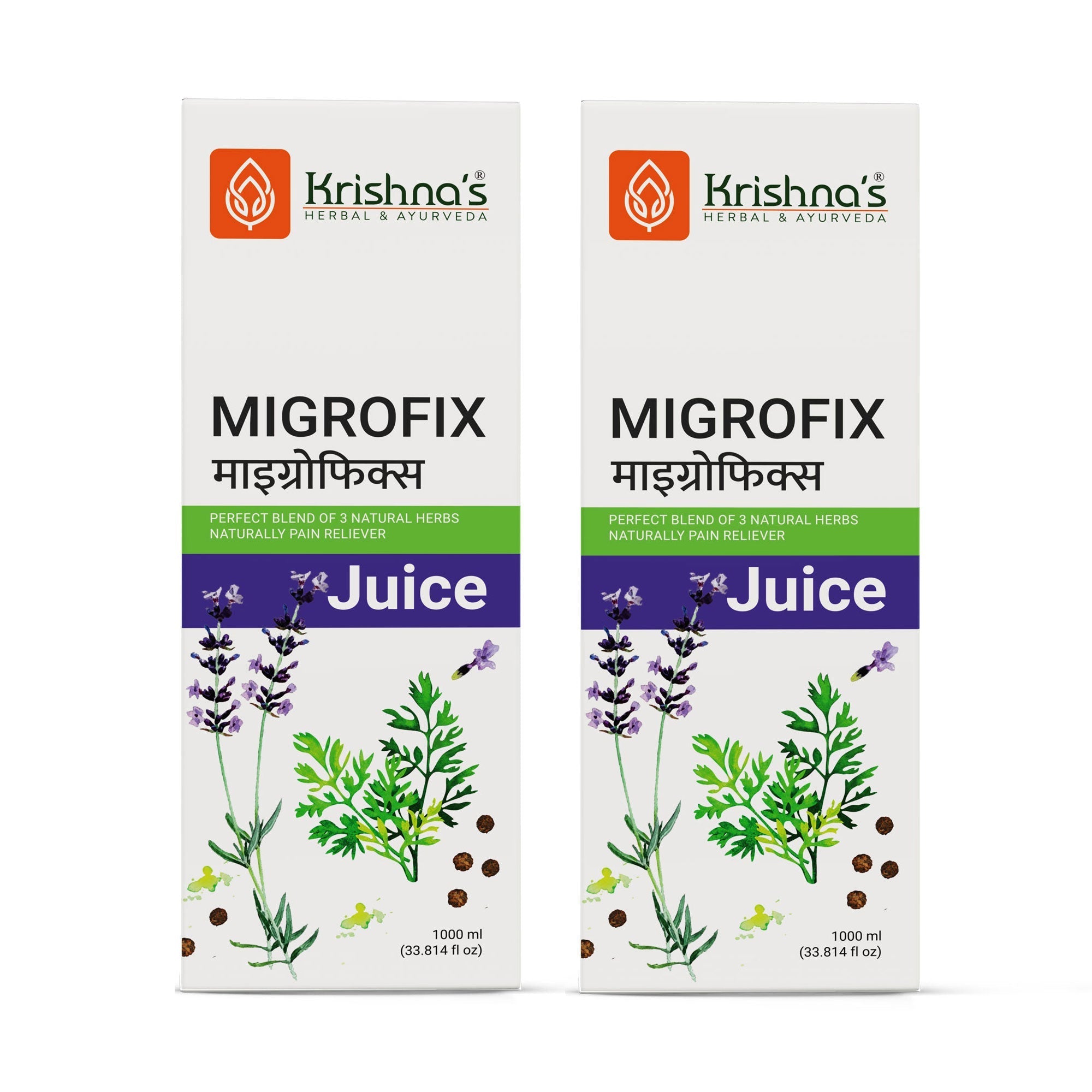 Krishna'S Herbal & Ayurveda Migrofix Juice | Grocsy