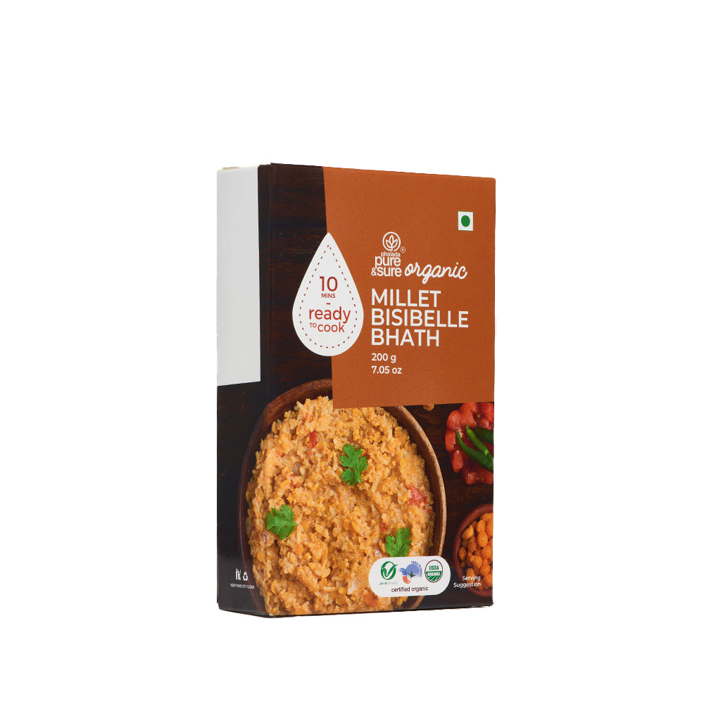 Pure & Sure Organic Millet Bisi Bele Bath | Grocsy
