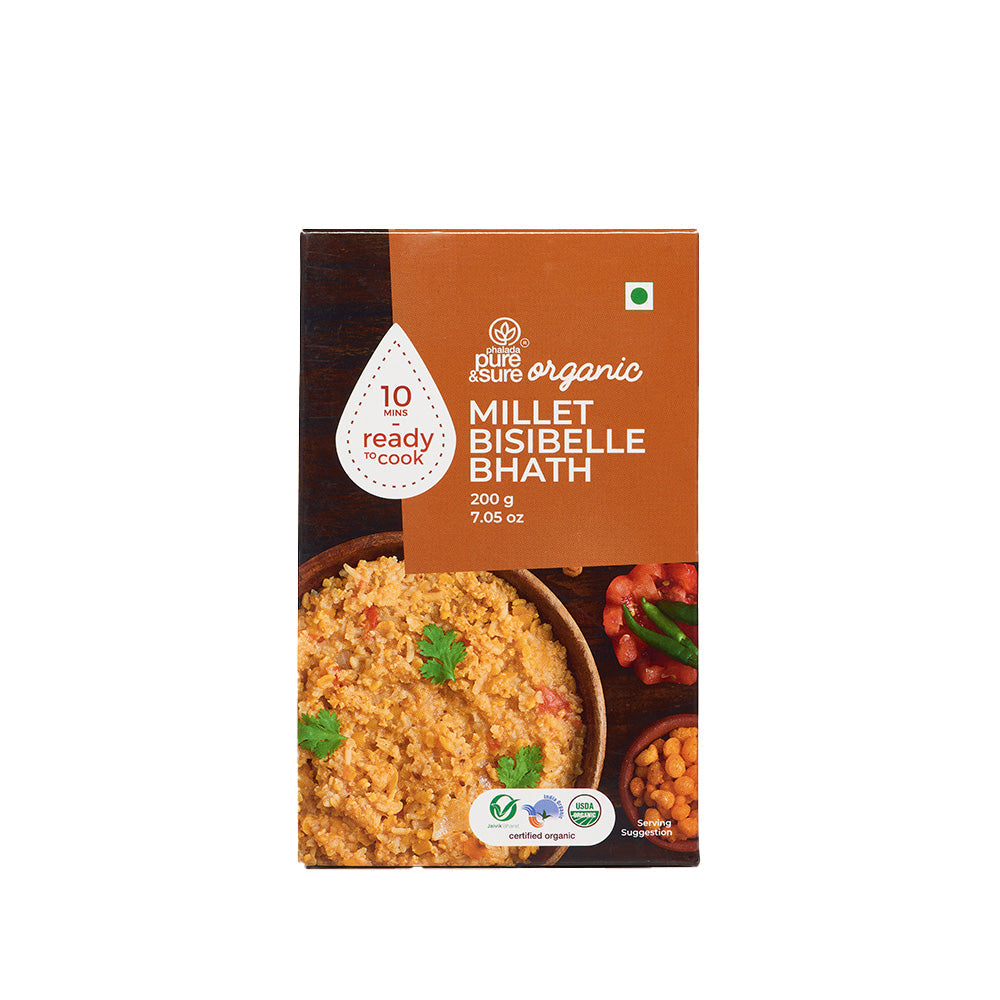 Pure & Sure Organic Millet Bisi Bele Bath | Grocsy