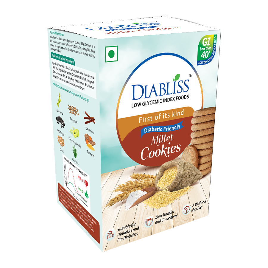 Diabliss Diabetic Friendly Millet Cookies | Grocsy
