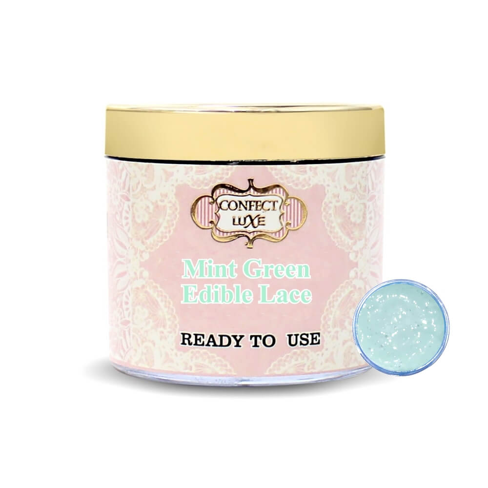 Confect Mint Green | Edible Lace | Grocsy