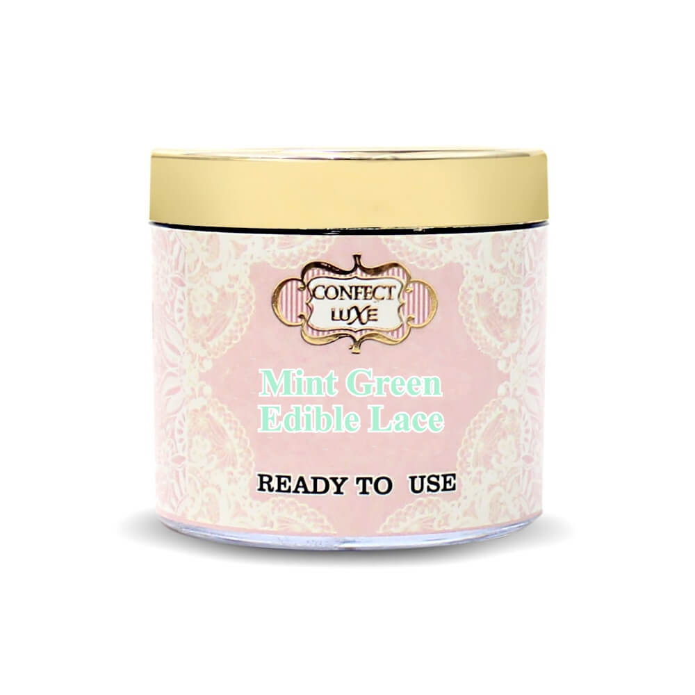 Confect Mint Green | Edible Lace | Grocsy