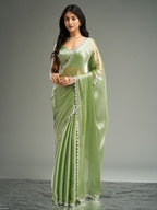 kasee Embellished Silk Blend Saree | Grocsy