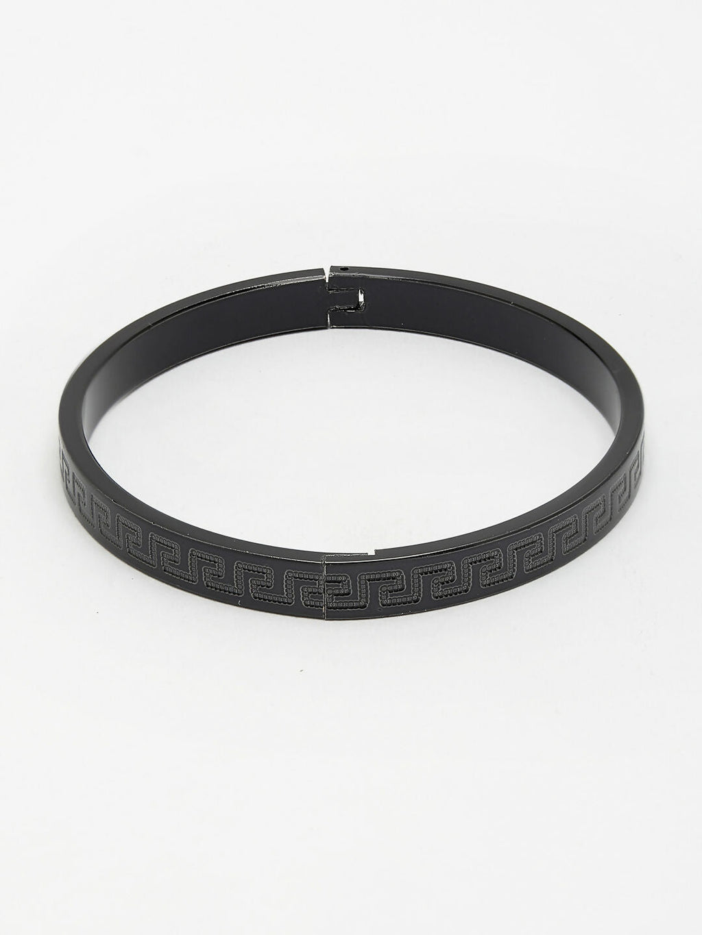 NVR Men's Set of 2 Gold & Black Rhodium-Plated Stainless Steel Kada Bracelet