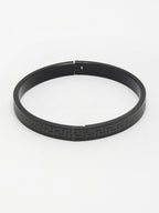 NVR Men's Set of 2 Gold & Black Rhodium-Plated Stainless Steel Kada Bracelet