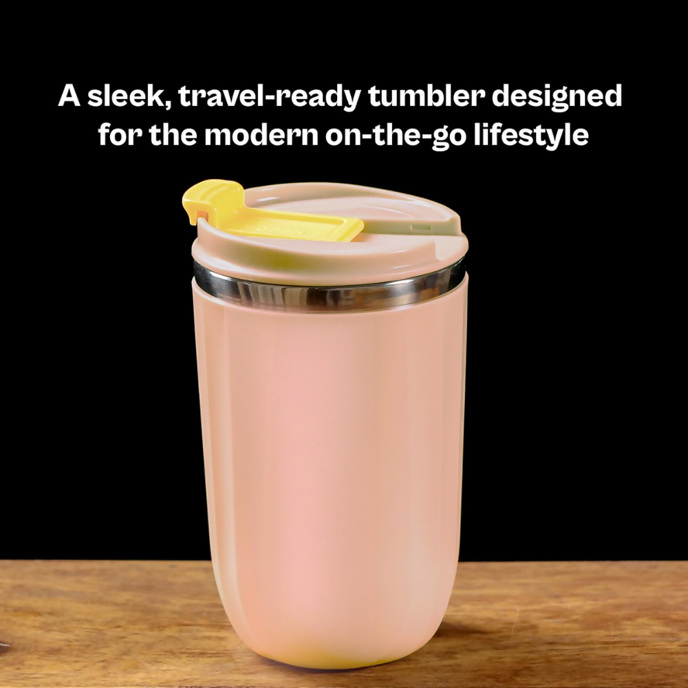 Udyan Tea Stainless Steel Vacuum Insulated Tumbler - Pink | Grocsy