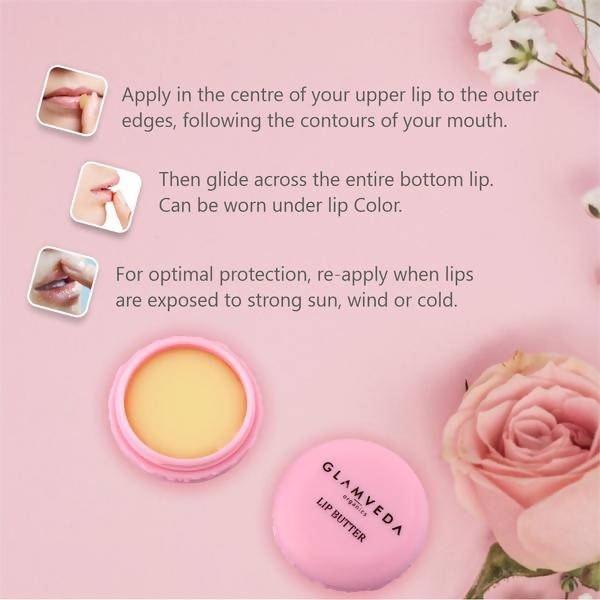 Glamveda Rose Lip Balm | Grocsy