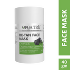 Orgatre Detan Face Mask Stick For Men & Women With Green Tea Chamomile For Tan | Grocsy