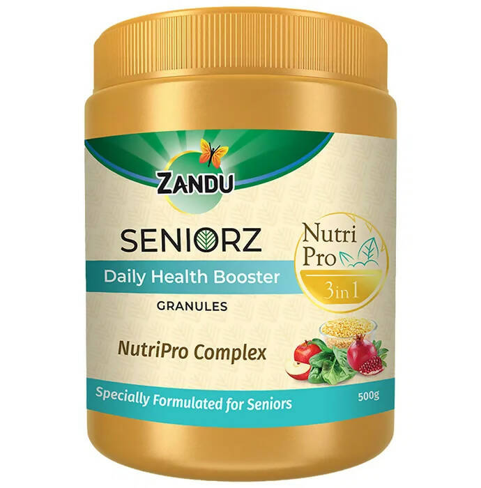 Zandu Seniorz Daily Health Booster Granules | Grocsy