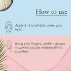 Glamveda Glass Skin Rice & Ceramide Under Eye Cream | Grocsy