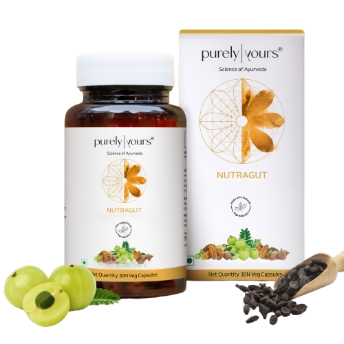 Purely Yours Nutra Gut Triphala Capsules for Men & Women | Grocsy