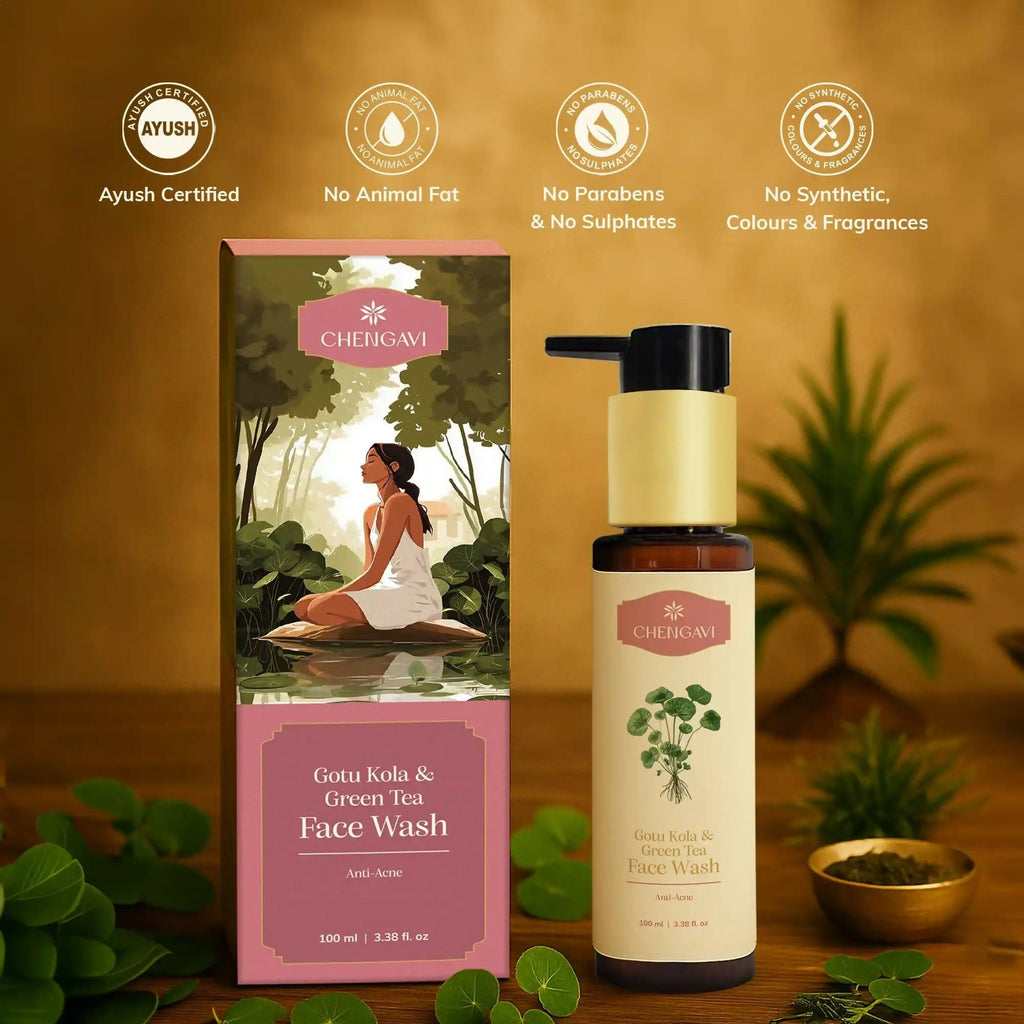 Chengavi Gotu Kola & Green Tea Face Wash | Grocsy